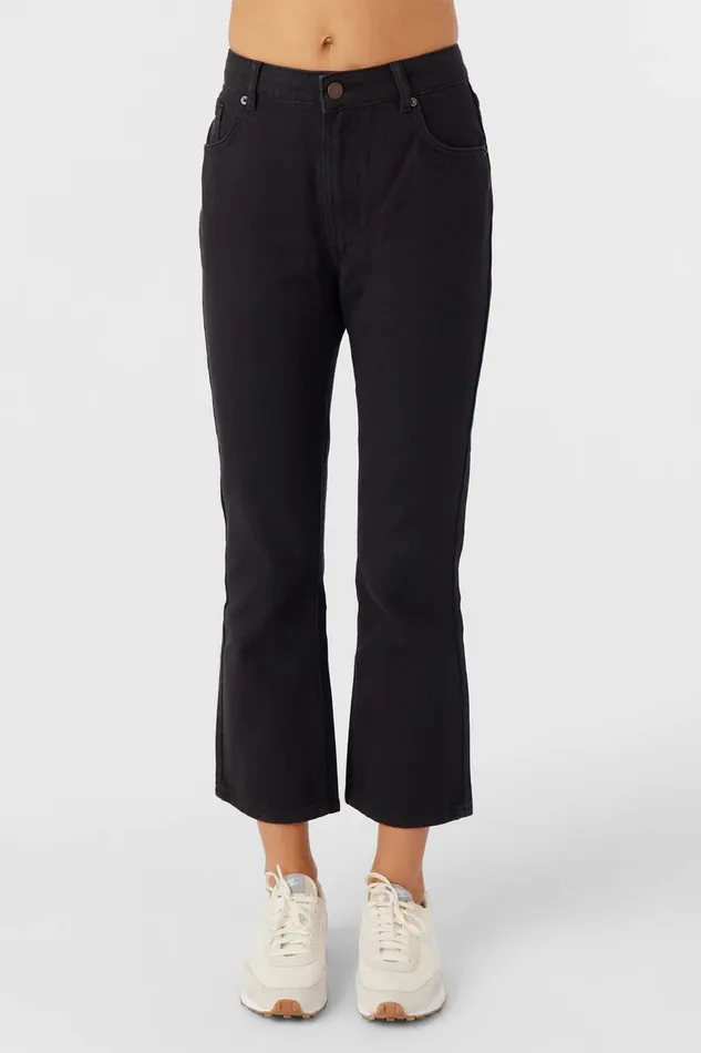 JENNA DENIM JEAN PANTS Washed Black Women O039NEILL Clothing