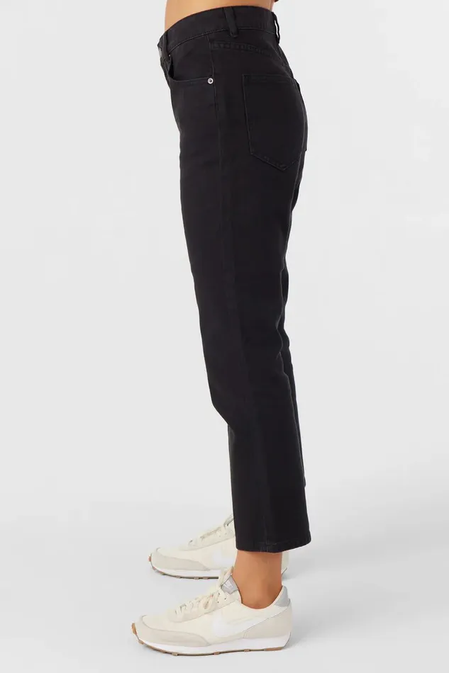 JENNA DENIM JEAN PANTS Washed Black Women O039NEILL Clothing
