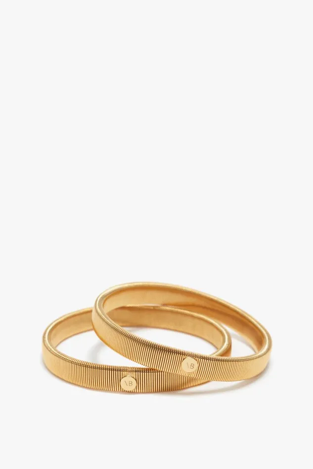 Jewellery Women Victoria Beckham Sleeve Cuffs In Gold