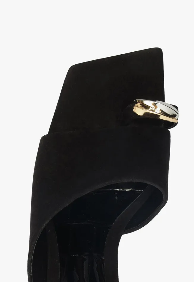 Jodie Mid Sandal Black Women Schutz Shoes Mules
