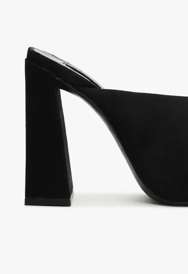 Jodie Sandal Black Women Schutz Shoes Mules