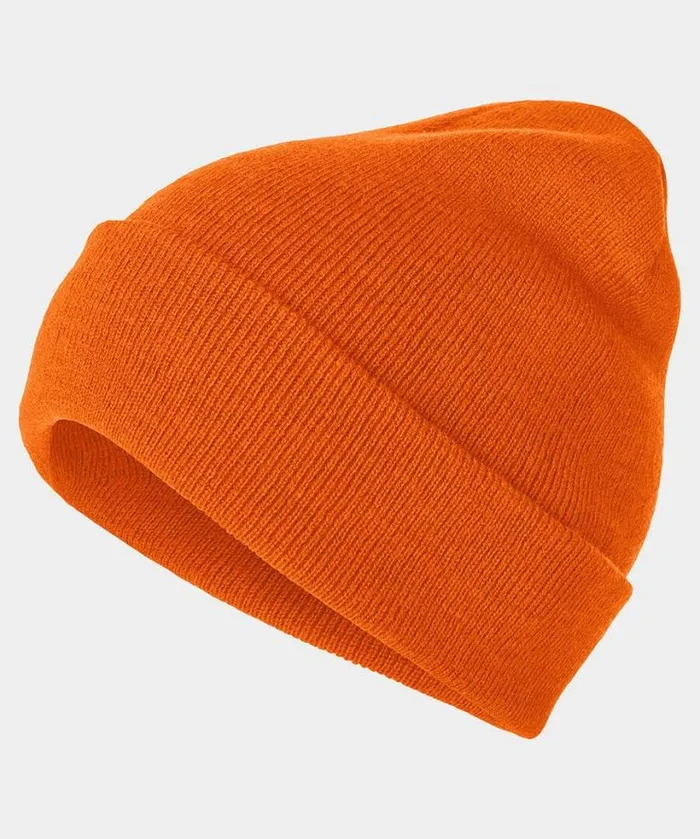 Joe Browns Accessories and Jewellery Men Glacier Rib Knit Beanie Orange