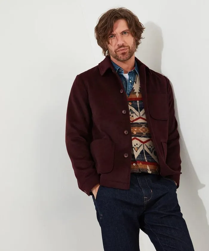 Joe Browns Coats and Jackets Men In Style Jacket Burgundy