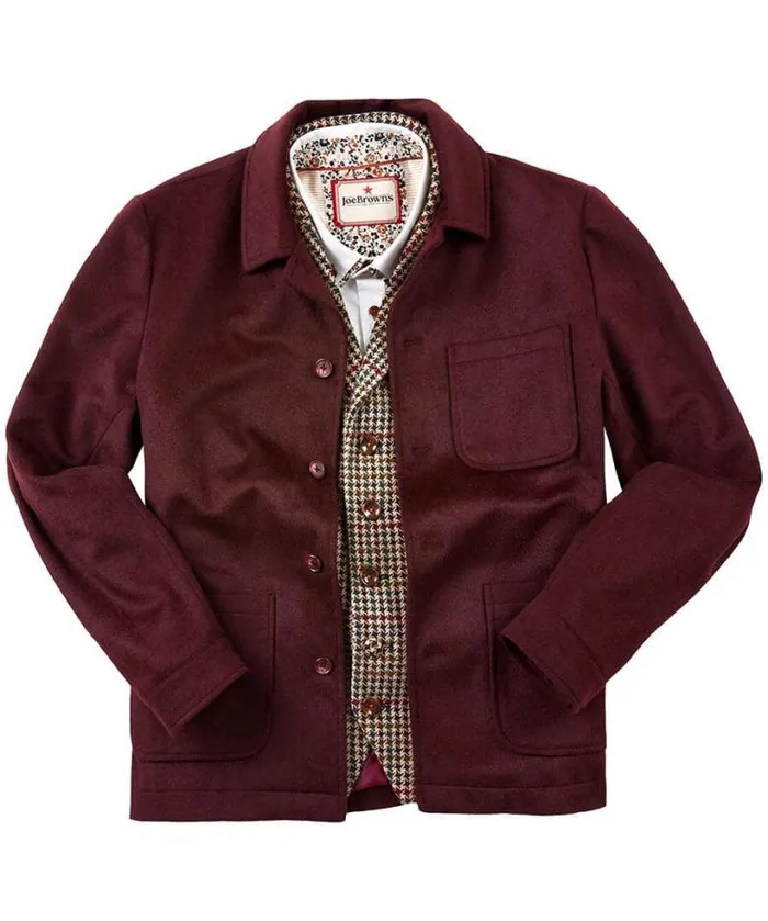 Joe Browns Coats and Jackets Men In Style Jacket Burgundy Joe Browns Coats and Jackets Men In Style Jacket Burgundy