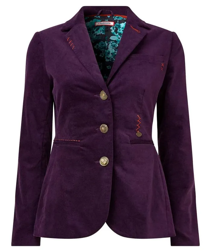 Joe Browns Coats and Jackets Women Magnificent Moleskin Jacket Purple Joe Browns Coats and Jackets Women Magnificent Moleskin Jacket Purple