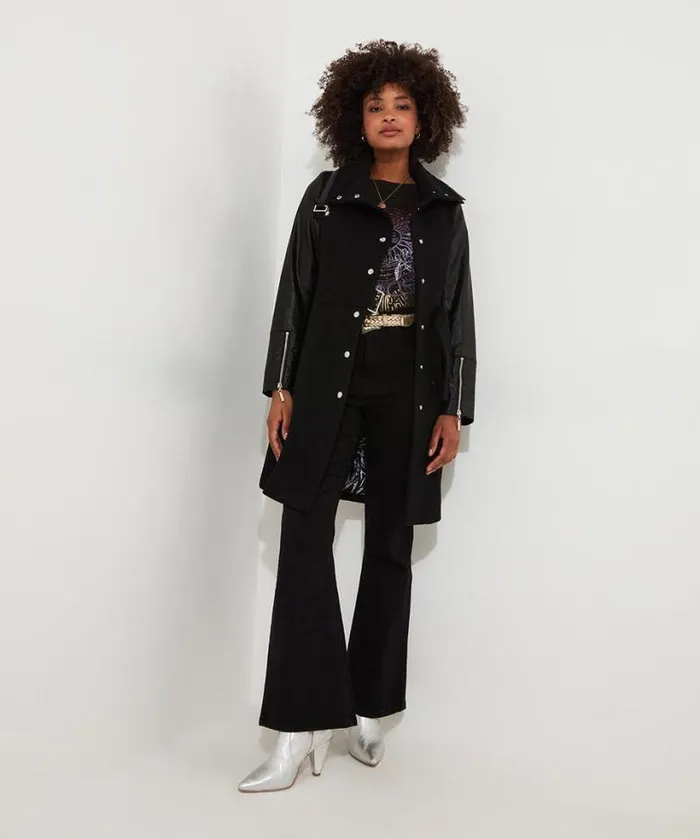 Joe Browns Coats and Jackets Women So Much Style Coat Black Joe Browns Coats and Jackets Women So Much Style Coat Black