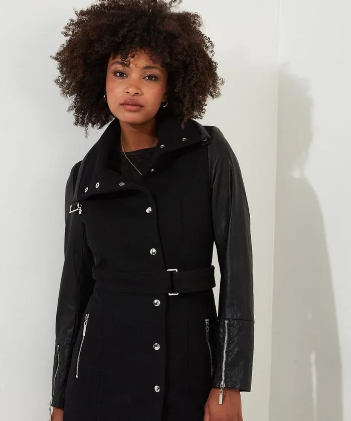 Joe Browns Coats and Jackets Women So Much Style Coat Black Joe Browns Coats and Jackets Women So Much Style Coat Black