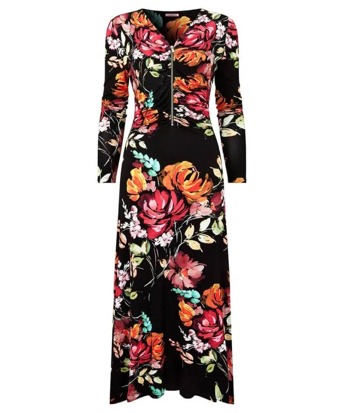 Joe Browns Dresses Women Lucy Zip Through Jersey Dress Black Joe Browns Dresses Women Lucy Zip Through Jersey Dress Black