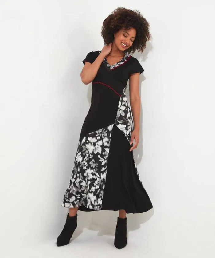 Joe Browns Dresses Women Spot The Difference Jersey Dress Black Joe Browns Dresses Women Spot The Difference Jersey Dress Black