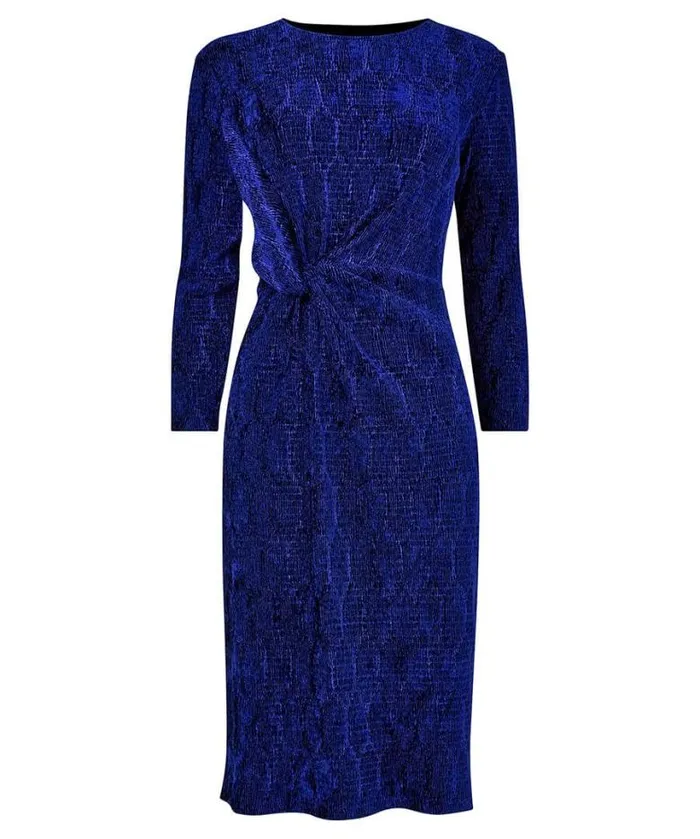 Joe Browns Dresses Women Vivian Stretch Velour Dress Blue Joe Browns Dresses Women Vivian Stretch Velour Dress Blue