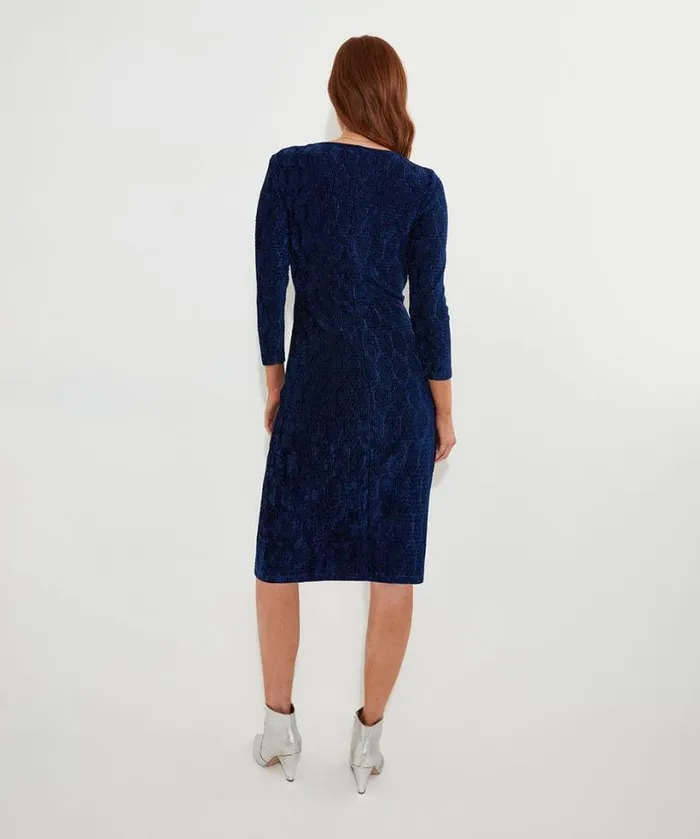 Joe Browns Dresses Women Vivian Stretch Velour Dress Blue Joe Browns Dresses Women Vivian Stretch Velour Dress Blue