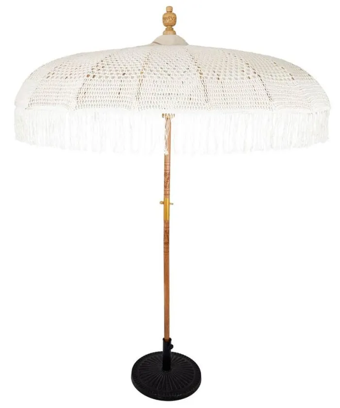 Joe Browns Home Accessories Homeware Magnificent Macrame Parasol Natural