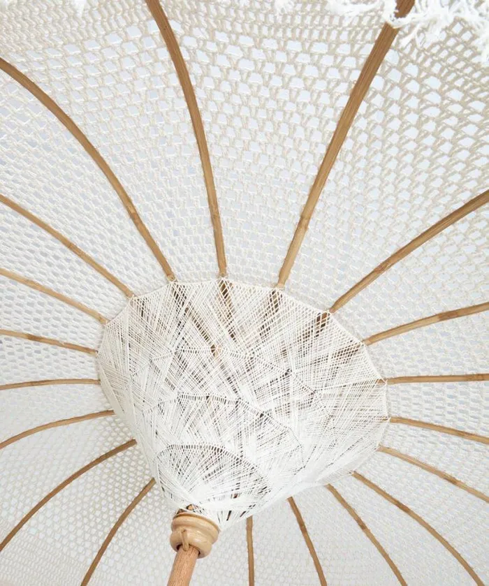 Joe Browns Home Accessories Homeware Magnificent Macrame Parasol Natural
