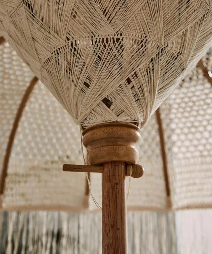Joe Browns Home Accessories Homeware Magnificent Macrame Parasol Natural
