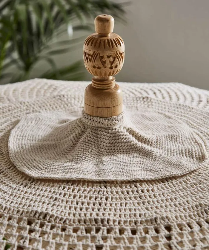 Joe Browns Home Accessories Homeware Magnificent Macrame Parasol Natural