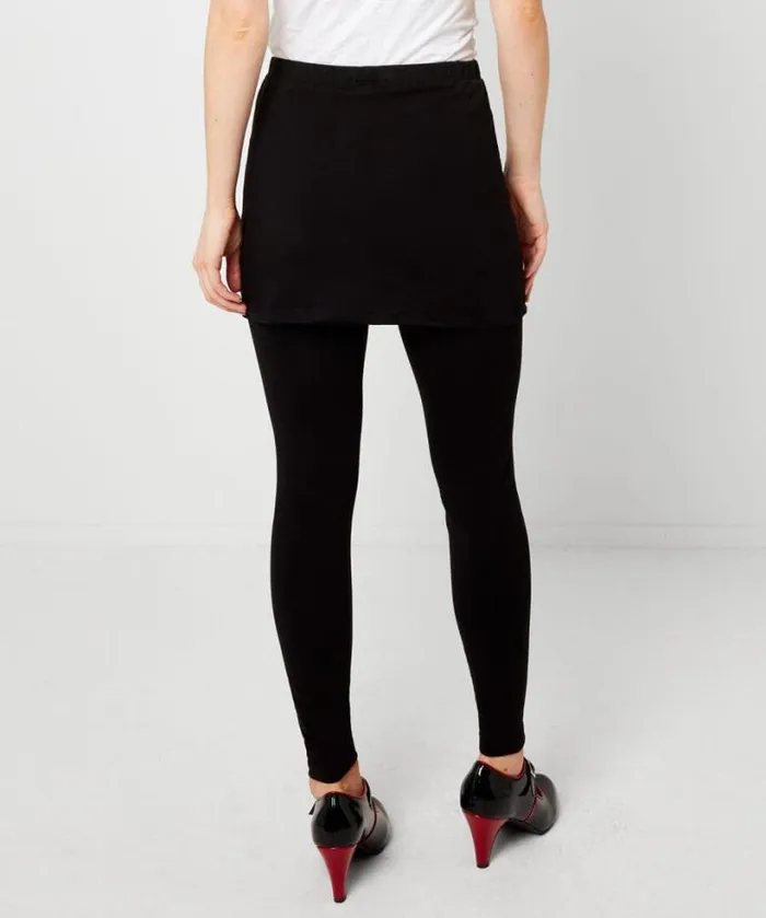 Joe Browns Jeans and Trousers Women Essential 2 In 1 Leggings 8211 Black Black Joe Browns Jeans and Trousers Women Essential 2 In 1 Leggings 8211 Black Black