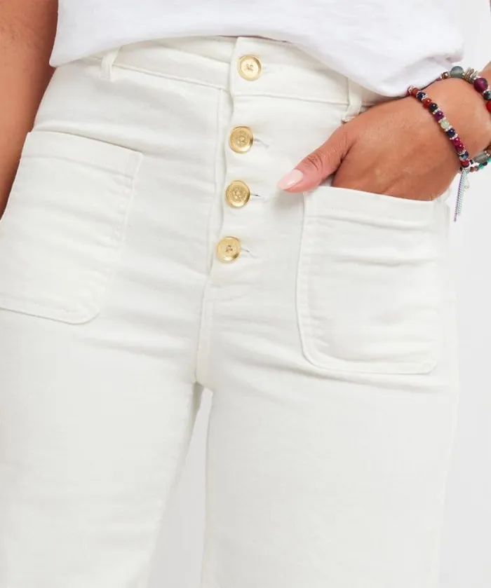 Joe Browns Jeans and Trousers Women Pippa Wide Leg Jeans White Joe Browns Jeans and Trousers Women Pippa Wide Leg Jeans White