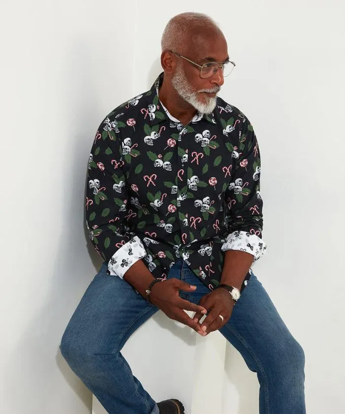 Joe Browns Shirts Men Sweet Tooth Shirt Black