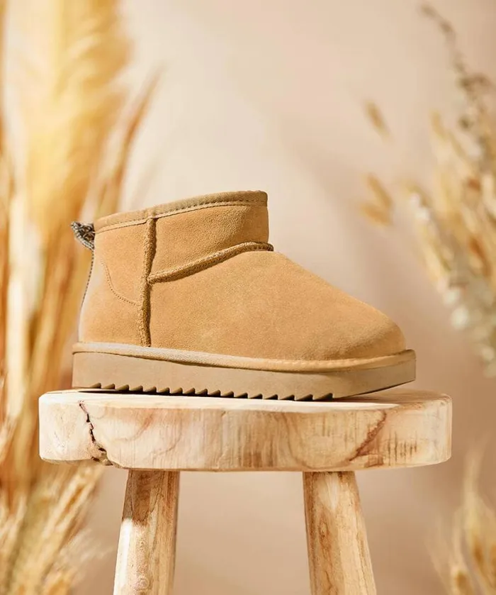 Joe Browns Shoes Sandals and Boots Women Mini Snug Suede Boots Tan