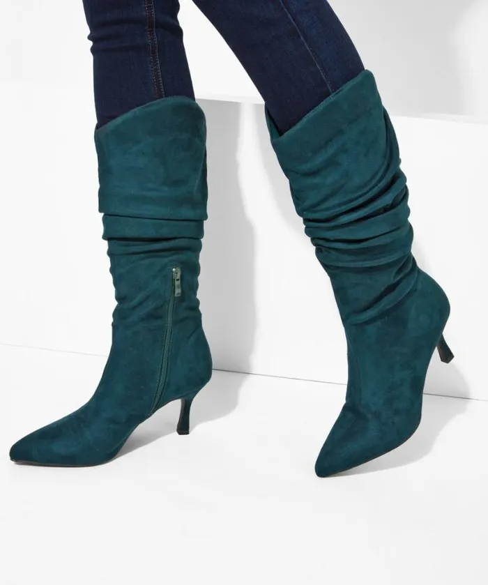 Joe Browns Shoes Sandals and Boots Women Storyville Slouchy Boots Dark Green