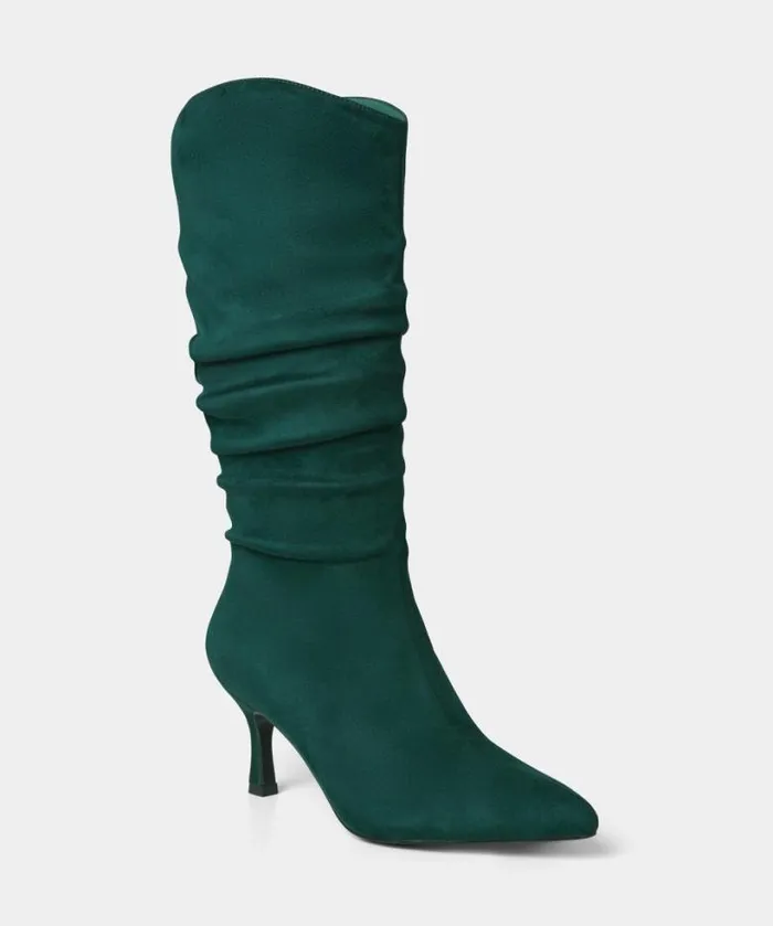 Joe Browns Shoes Sandals and Boots Women Storyville Slouchy Boots Dark Green