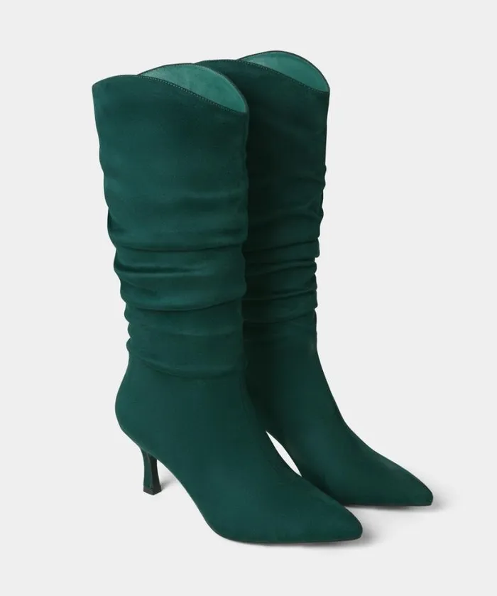 Joe Browns Shoes Sandals and Boots Women Storyville Slouchy Boots Dark Green