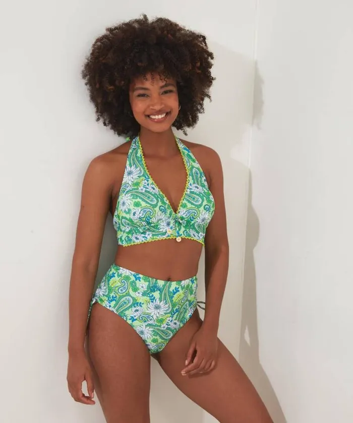 Joe Browns Swimwear Women Coconut Bay Swim Brief Green Multi