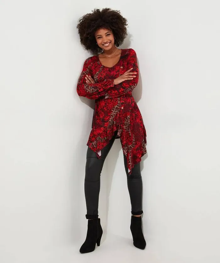 Joe Browns Tops Tunics and Blouses Women All In The Details Jersey Tunic Orange