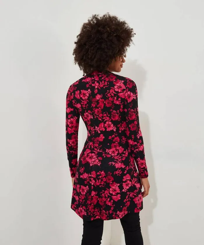 Joe Browns Tops Tunics and Blouses Women Button Detail Printed Jersey Tunic Top Black Joe Browns Tops Tunics and Blouses Women Button Detail Printed Jersey Tunic Top Black