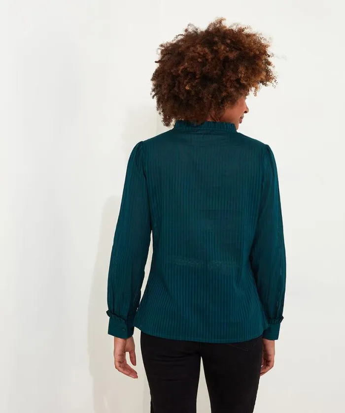 Joe Browns Tops Tunics and Blouses Women Elegantly Embroidered Blouse Green Joe Browns Tops Tunics and Blouses Women Elegantly Embroidered Blouse Green