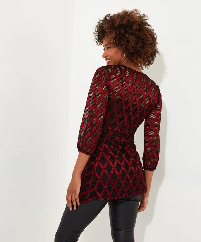 Joe Browns Tops Tunics and Blouses Women Gabriel Tunic And Cami Red Joe Browns Tops Tunics and Blouses Women Gabriel Tunic And Cami Red