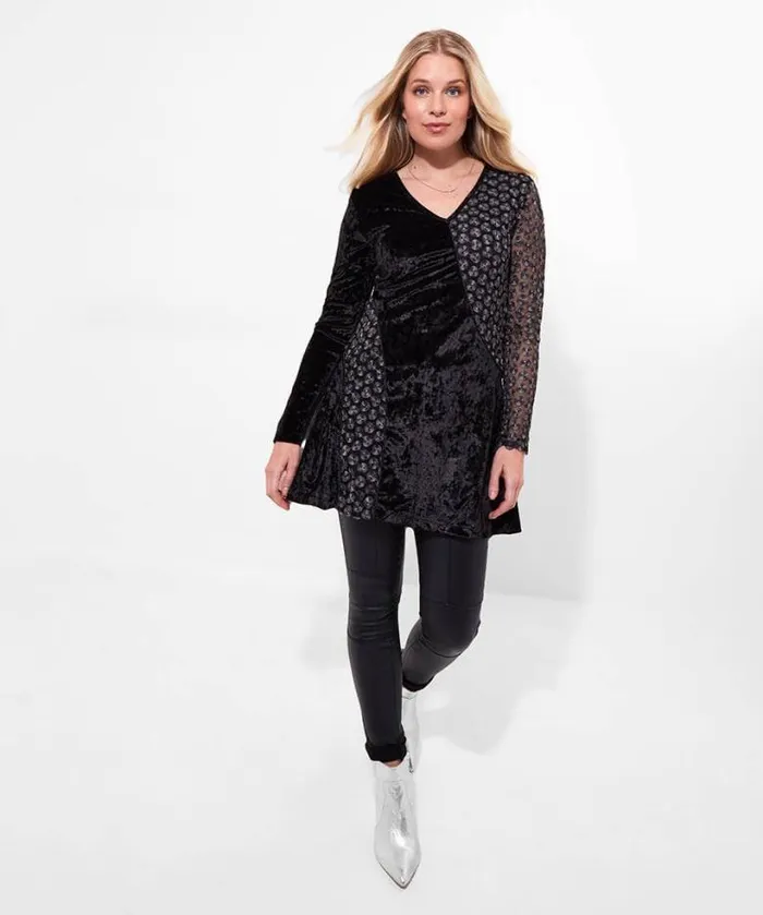 Joe Browns Tops Tunics and Blouses Women Intriguing Cutabout Jersey Tunic Black Joe Browns Tops Tunics and Blouses Women Intriguing Cutabout Jersey Tunic Black