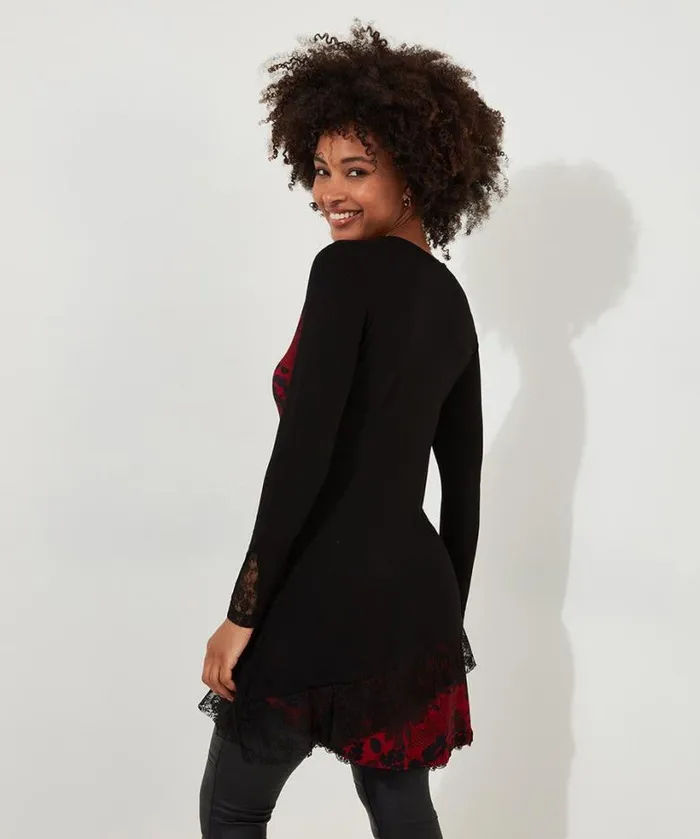 Joe Browns Tops Tunics and Blouses Women Joe039s Favourite Cutabout Jersey Tunic Black Joe Browns Tops Tunics and Blouses Women Joe039s Favourite Cutabout Jersey Tunic Black