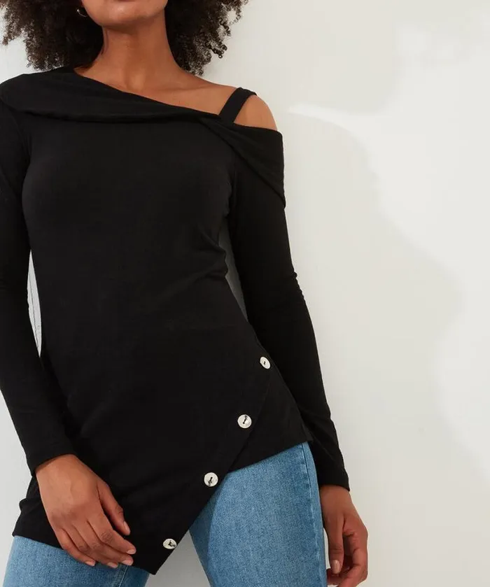 Joe Browns Tops Tunics and Blouses Women Joe039s New Essential Jersey Tunic Top Black