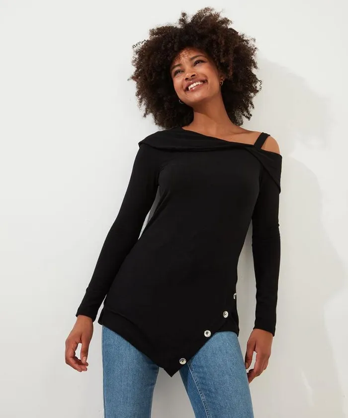 Joe Browns Tops Tunics and Blouses Women Joe039s New Essential Jersey Tunic Top Black Joe Browns Tops Tunics and Blouses Women Joe039s New Essential Jersey Tunic Top Black
