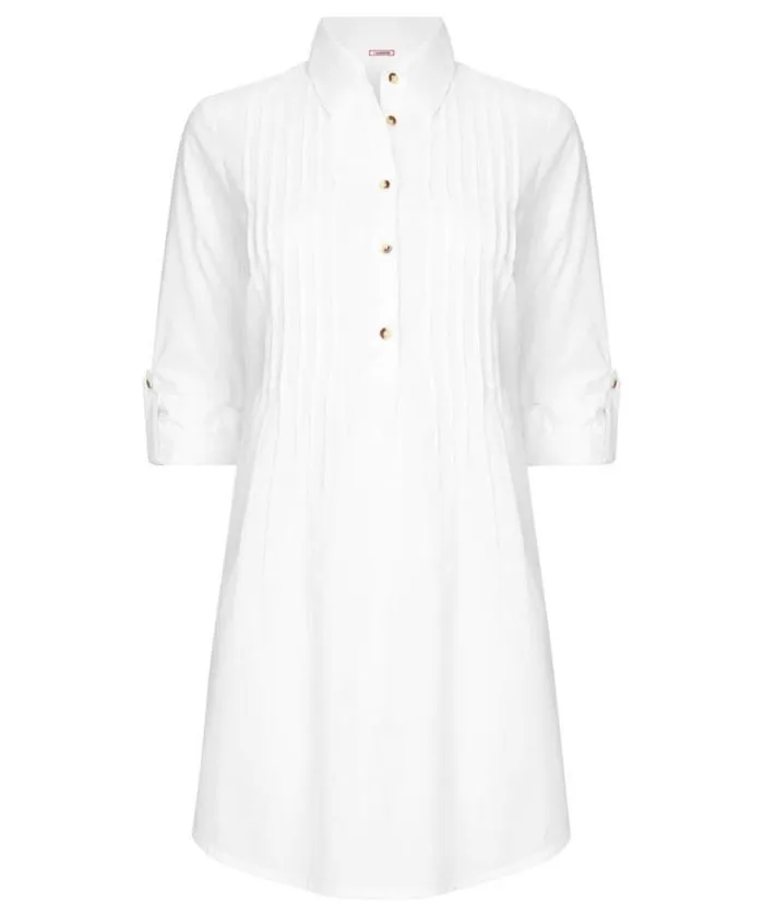 Joe Browns Tops Tunics and Blouses Women Simon039s Summer Longline Blouse White Joe Browns Tops Tunics and Blouses Women Simon039s Summer Longline Blouse White
