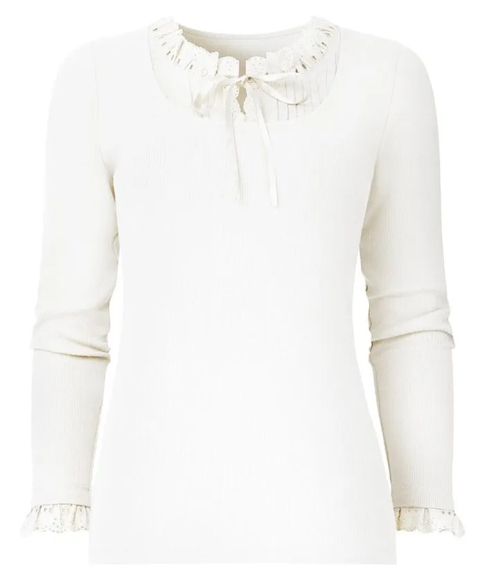 Joe Browns Tops Tunics and Blouses Women Trixie Collar Detail Top Cream Joe Browns Tops Tunics and Blouses Women Trixie Collar Detail Top Cream