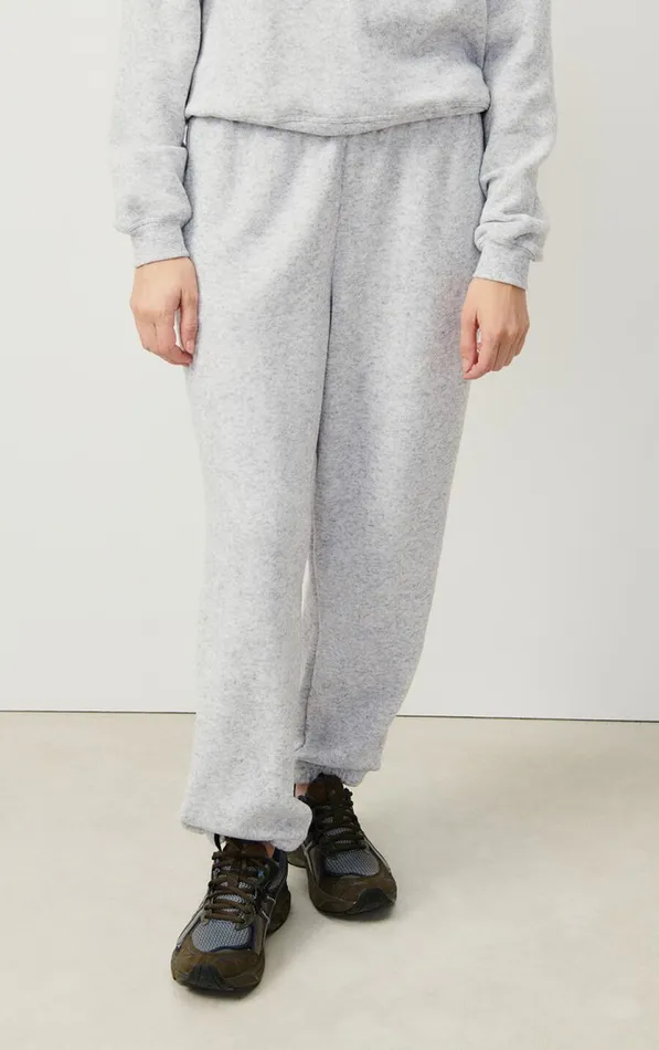 Joggers Evona Melange Light Grey Women American Vintage Joggers and Leggings