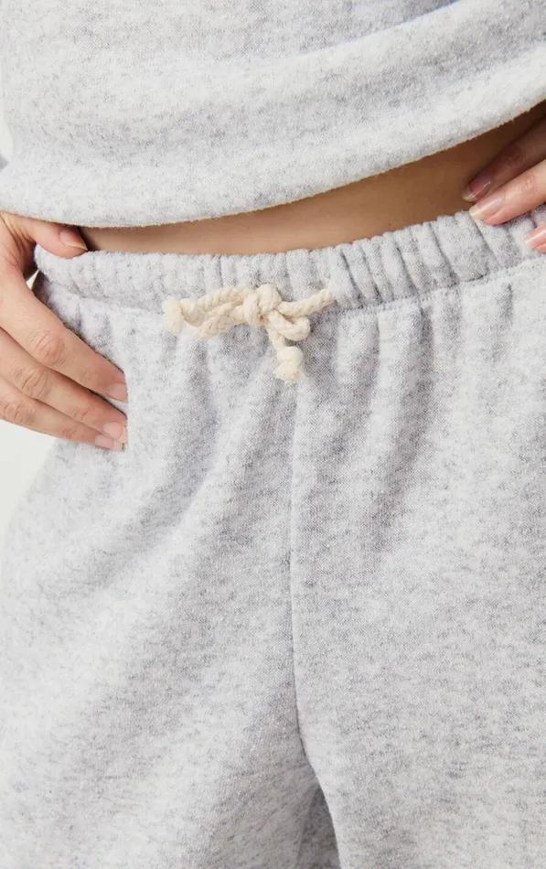 Joggers Evona Melange Light Grey Women American Vintage Joggers and Leggings Joggers Evona Melange Light Grey Women American Vintage Joggers and Leggings