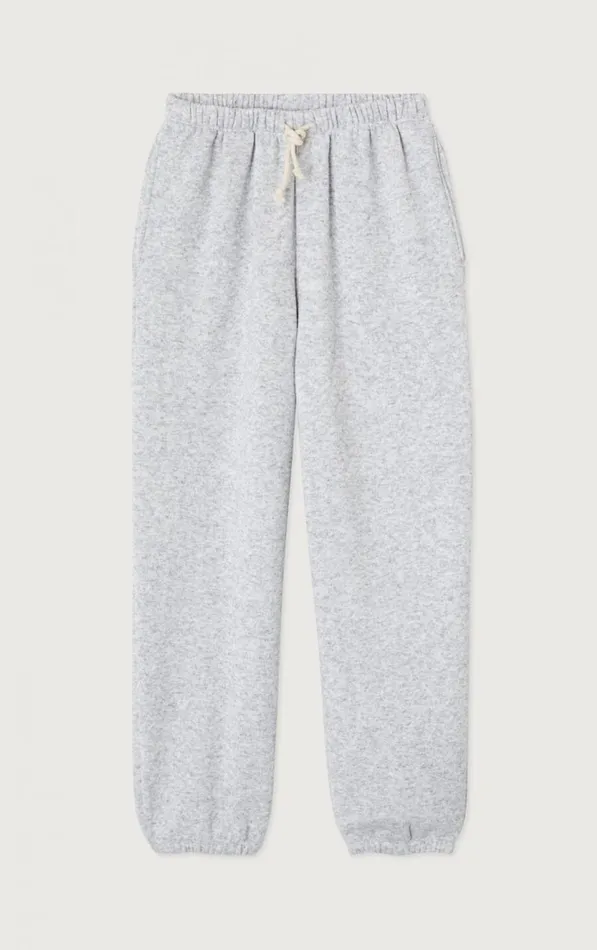 Joggers Evona Melange Light Grey Women American Vintage Joggers and Leggings Joggers Evona Melange Light Grey Women American Vintage Joggers and Leggings