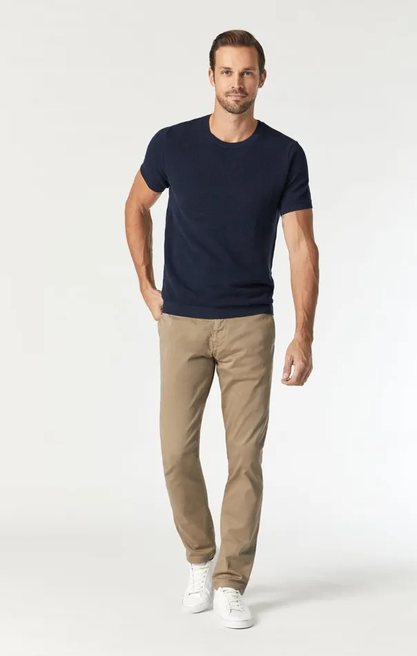 Johnny Chino In British Khaki Twill Mavi Jeans Men Mavi Jeans Pants