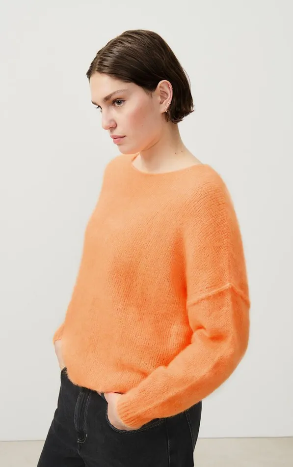 Jumper Yanbay Fluorescent Orange Women American Vintage Jumpers and Cardigans Jumper Yanbay Fluorescent Orange Women American Vintage Jumpers and Cardigans