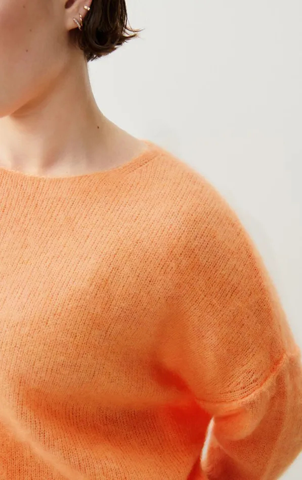 Jumper Yanbay Fluorescent Orange Women American Vintage Jumpers and Cardigans Jumper Yanbay Fluorescent Orange Women American Vintage Jumpers and Cardigans