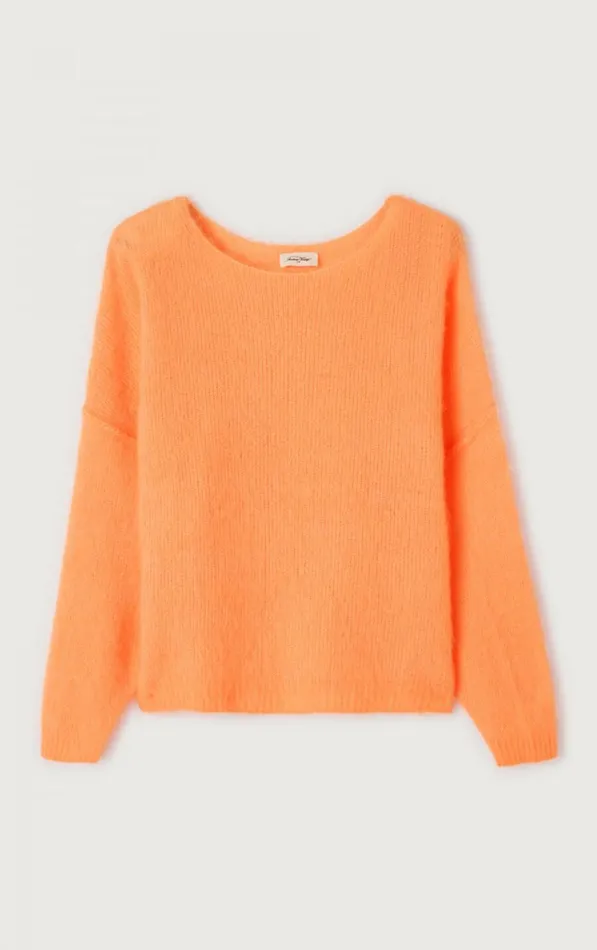 Jumper Yanbay Fluorescent Orange Women American Vintage Jumpers and Cardigans Jumper Yanbay Fluorescent Orange Women American Vintage Jumpers and Cardigans