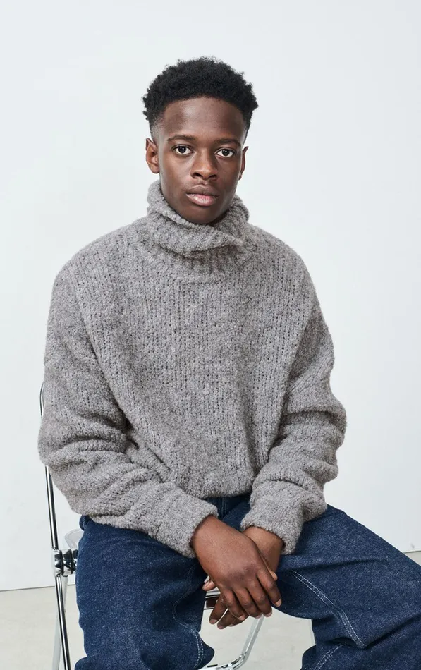 Jumper Zolly Mouse Melange Men American Vintage Jumpers and Cardigans