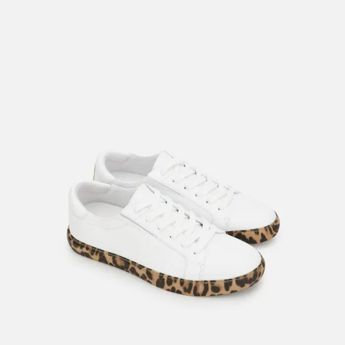 Kam Accent Leather Sneaker Whitenatural Women Kenneth Cole Sneakers