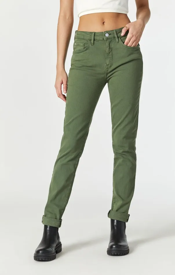 Kathleen Slim Boyfriend In Forest Green Feather Blue Women Mavi Jeans Denim Kathleen Slim Boyfriend In Forest Green Feather Blue Women Mavi Jeans Denim