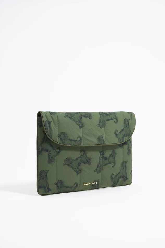 Khaki Pencil Greyhound Print Nylon 135 Galgo Lapiz Green Women Bimba Y Lola Nylon Khaki Pencil Greyhound Print Nylon 135 Galgo Lapiz Green Women Bimba Y Lola Nylon