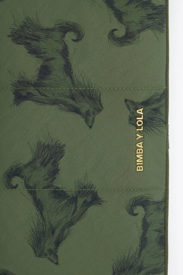 Khaki Pencil Greyhound Print Nylon 135 Galgo Lapiz Green Women Bimba Y Lola Nylon Khaki Pencil Greyhound Print Nylon 135 Galgo Lapiz Green Women Bimba Y Lola Nylon