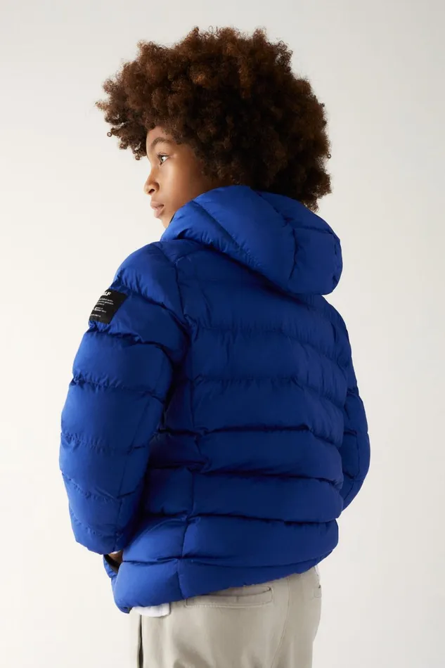 Kids Blue Asp Jacket Ecoalf Coats And Jackets